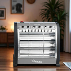 Silver, Quartz Electric Bar Heater - RM/469 Home Appliances Space Heaters