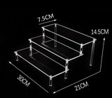 Furaha Finds 3-Tier Acrylic Display Rack