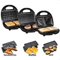 Product Title 3 in 1 Sandwich Maker Multi-Function Nonstick Breakfast Appliance Sandwich maker