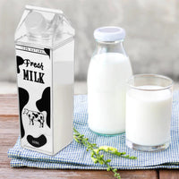 Acrylic Fresh Milk Bottle 1000ml Printed Multipurpose Storage Container Milk bottle Food Storage Containers
