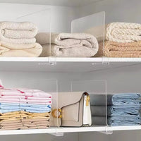 Acrylic Closet/Wardrobe Dividers(2 pc) Room Dividers
