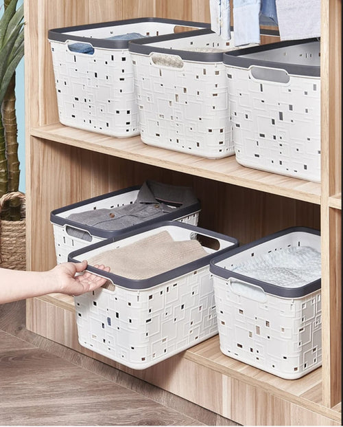 Large Plastic Storage Basket Storage Household Storage Baskets