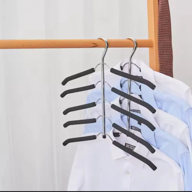 5-Layer Space-Saving Shirt Hanger Hanger Hangers