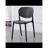 Modern Perforated Back Plastic Chair for Dining and Office Use