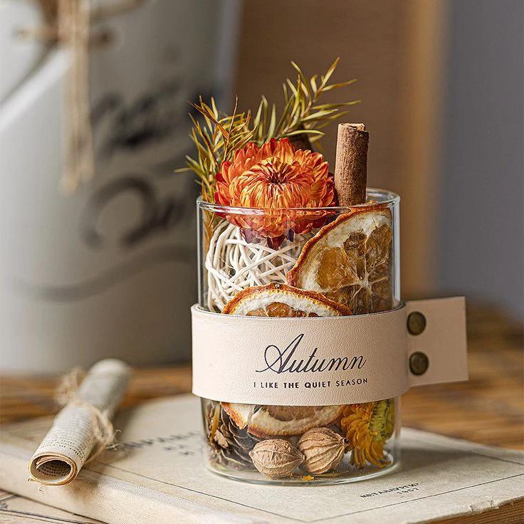 Dried Flower Aromatherapy Diffuser with Essential Oil / Potpourri Diffuser Potpourri