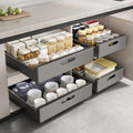 Pull Out Cabinet Drawer Organizer Heavy Duty Carbon Steel Drawer organizer Kitchen Cabinet Organizers