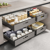 Pull Out Cabinet Drawer Organizer Heavy Duty Carbon Steel