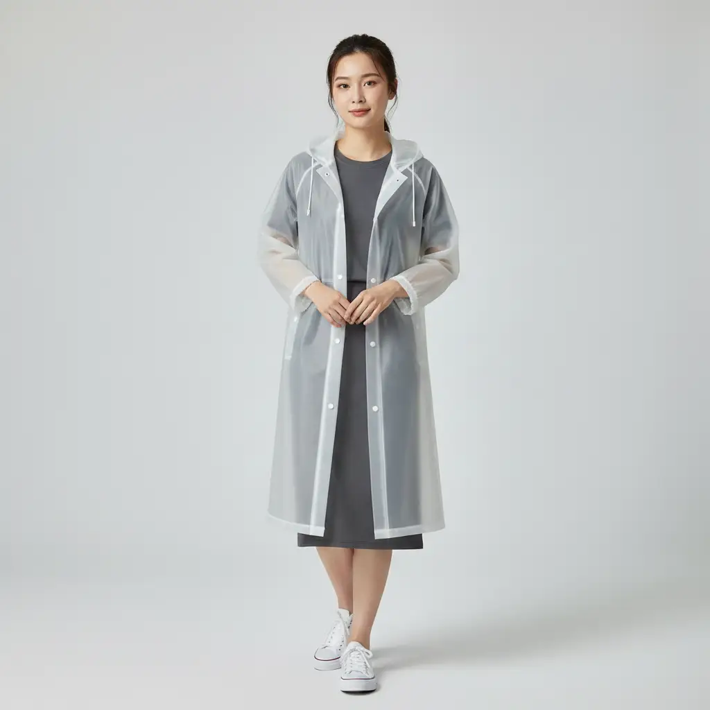 Adult EVA Hooded Raincoat Rain coat Rain Coats