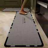 2 Pc Rubber Bottom Anti-Slip Kitchen Mat Set Kitchen mat Rugs