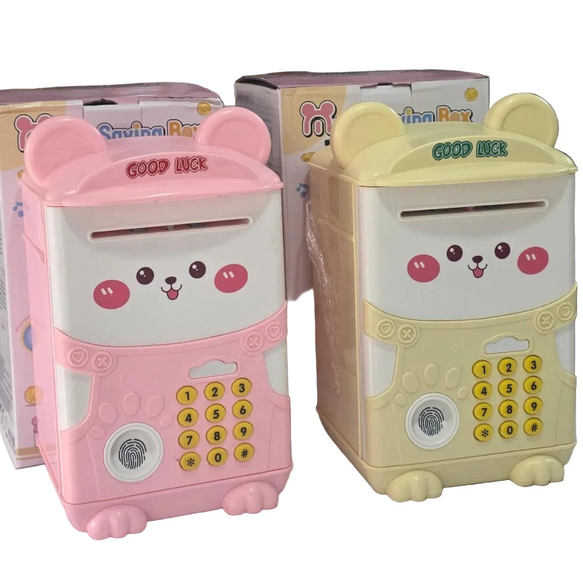 Fingerprint Electronic Piggy Bank with Music - Kids Smart Money Box