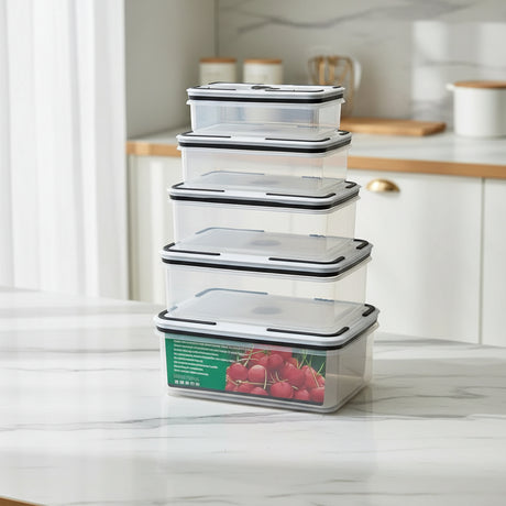Stackable Fridge Storage Containers BPA Free for Busy Homes food storage Kitchen Organizers