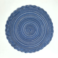 6pcs High-Quality Nordic Woven Table Mats Heat Resistant Place mats Placemats