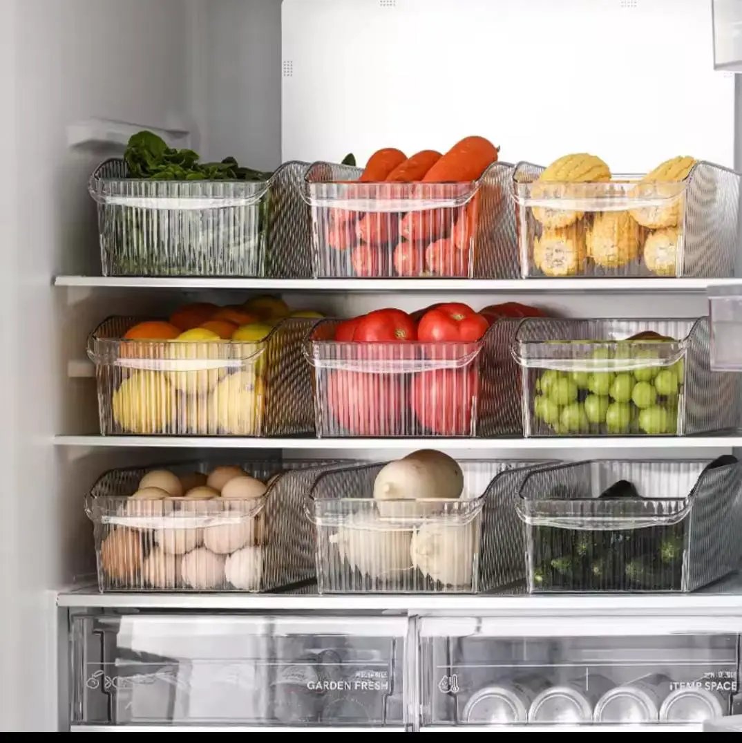 Clear Acrylic Fridge & Multipurpose Organizer Fridge organizer Kitchen Organizers
