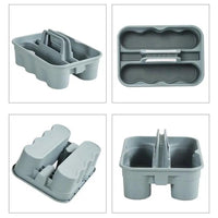 Cleaning Utility Caddy Multi Compartment Organizer with Handle 38.5×27.5×18cm Caddy