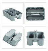 Cleaning Utility Caddy Multi Compartment Organizer with Handle 38.5×27.5×18cm Caddy