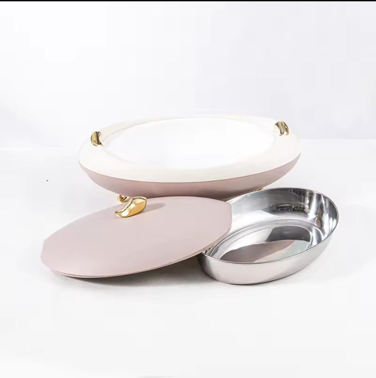 Big Size Oval Insulated Hotpot with Heat Preservation 4L