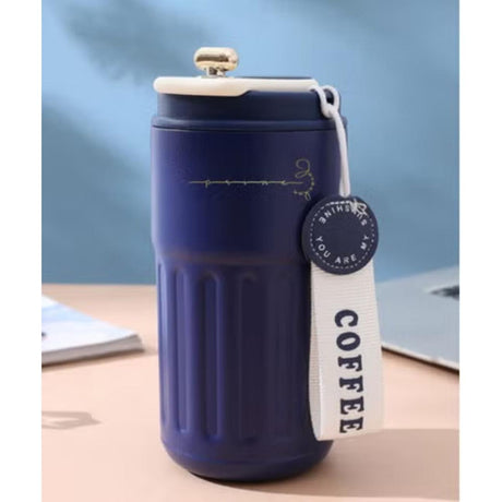 High End Intelligent Temperature Coffee Mug 460ml Stainless Steel Thermos with Rope Water Bottle