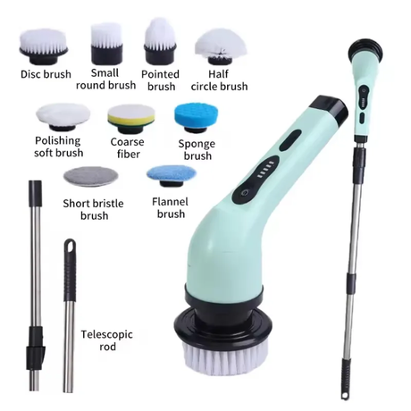 Wireless Rotating Cleaning Brush Electric Scrubber for Bathroom, Kitchen & Windows Multi-functional Household Tool- Furaha Finds Kenya