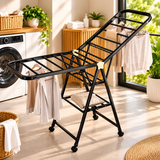 Movable Outdoor Drying Rack For Families Versatile Wheels Storage & Organization