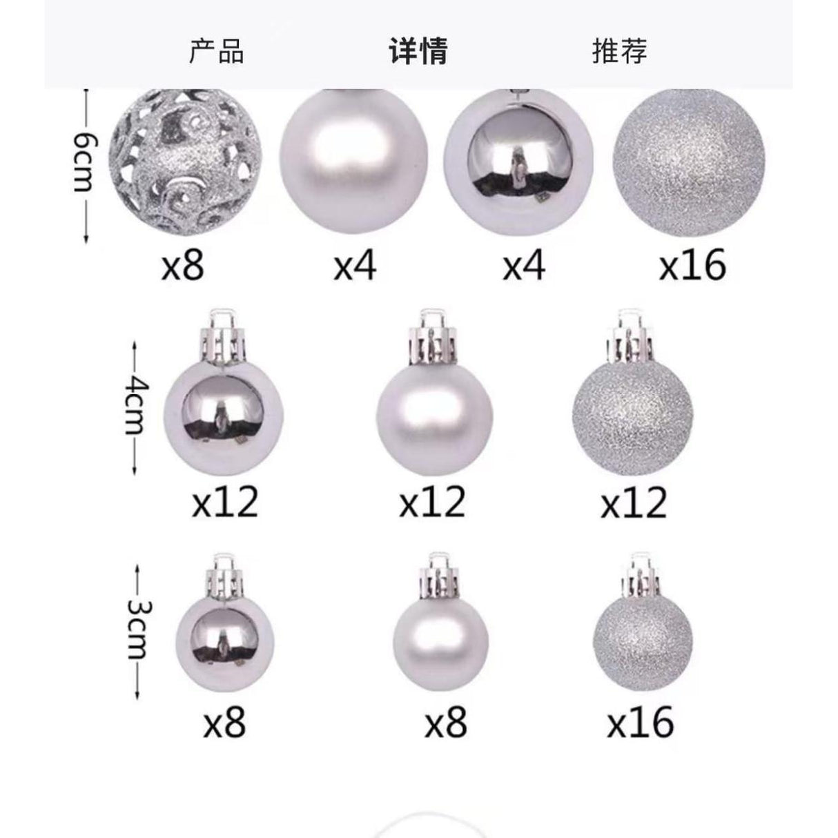 101 Pcs Christmas Tree Decor Balls Set with Star Topper – Red & Gold