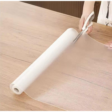 Extra Large Clear Cabinet Drawer Liner Mat 50cm x 600cm for Shelves and Kitchen Storage- Furaha Finds Kenya
