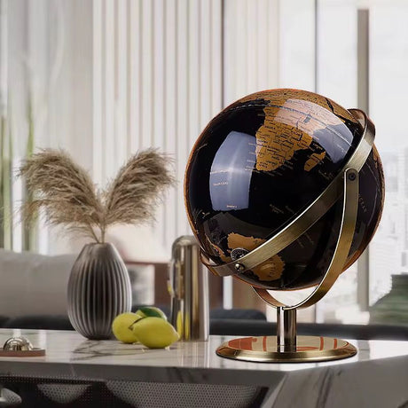 Furaha Finds Rotating Retro World Globe
