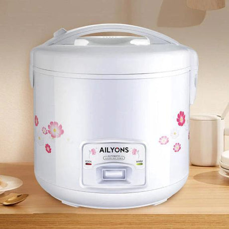2.2L Electric Rice Cooker – Nonstick Inner Pot with Fast Cooking Technology