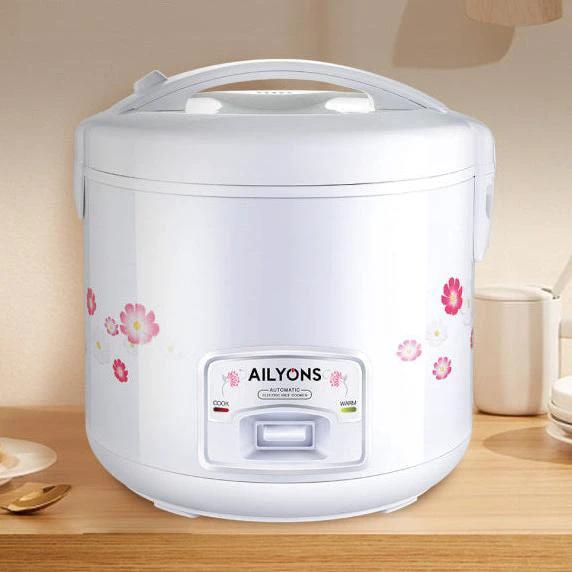 2.2L Electric Rice Cooker – Nonstick Inner Pot with Fast Cooking Technology