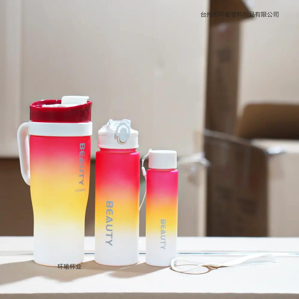 3-in-1 Gradient Frosted Bottle Set Water bottle set Water Bottles