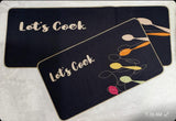 2pcs Rubber Kitchen Mats Set Anti-Slip Waterproof Cushioned- Furaha Finds Kenya