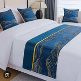 1pc Bedrunner with 2 Matching Pillowcases – Elegant Bedroom Decor Set