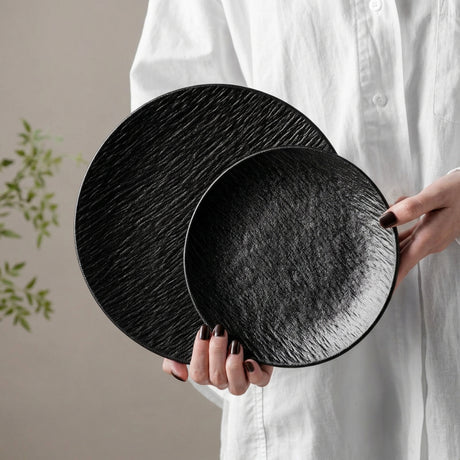 Rock Texture Ceramic Plate Dinner Plates Plates