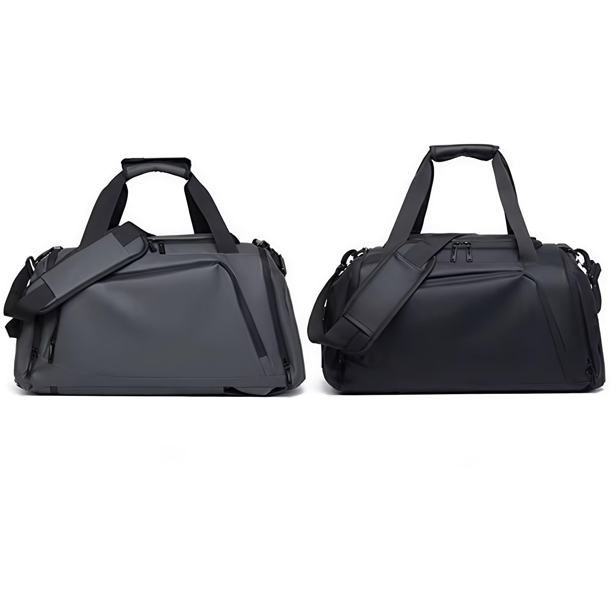 Waterproof Duffel Bag with Shoe Compartment and Backpack Straps