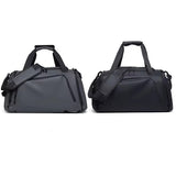 Waterproof Duffel Bag with Shoe Compartment and Backpack Straps