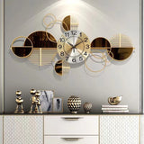 Luxury Abstract Modern Gold Decorative Clock