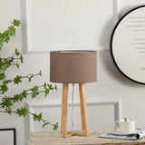 Wooden Tripod Table Lamp Table lamp Table Lamps
