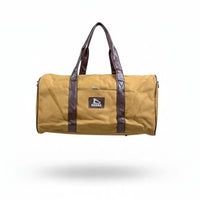 Trendy DEEKE Travel Duffel Bag – Durable Canvas with Faux Leather Straps for Gym & Travel Duffle bag