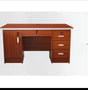 Executive Office Desk Lockable Wooden Workstation with Side Cabinets & Drawers