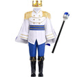 Professional Children’s King Cosplay Costume with Cloak, Crown, and Accessories