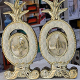 2pcs Luxury Islamic Decorative Showpiece - "Allah & Muhammad" Pair Home decor Religious Items