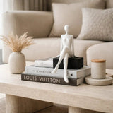 Handmade Sitting Girl Resin Figurine figurines in decor Figurines
