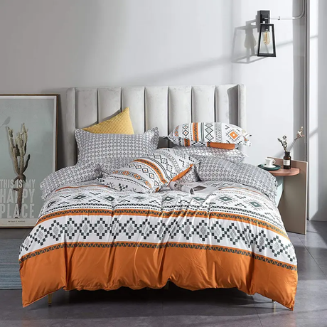 High Quality Duvet Cover Set Soft Microfiber, 200x200cm with Pillowcase.