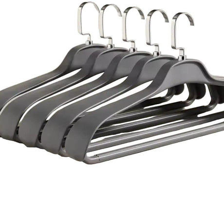 10pcs Thickened Wide Clothes Hangers – Space-Saving Non-Slip Design