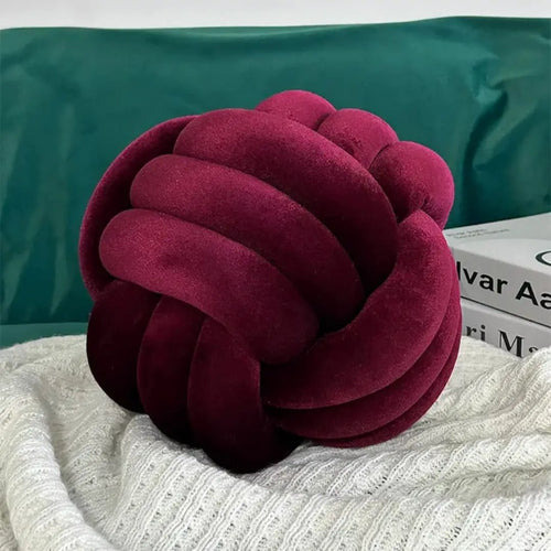 Soft Knot Ball Pillow Throw Pillows