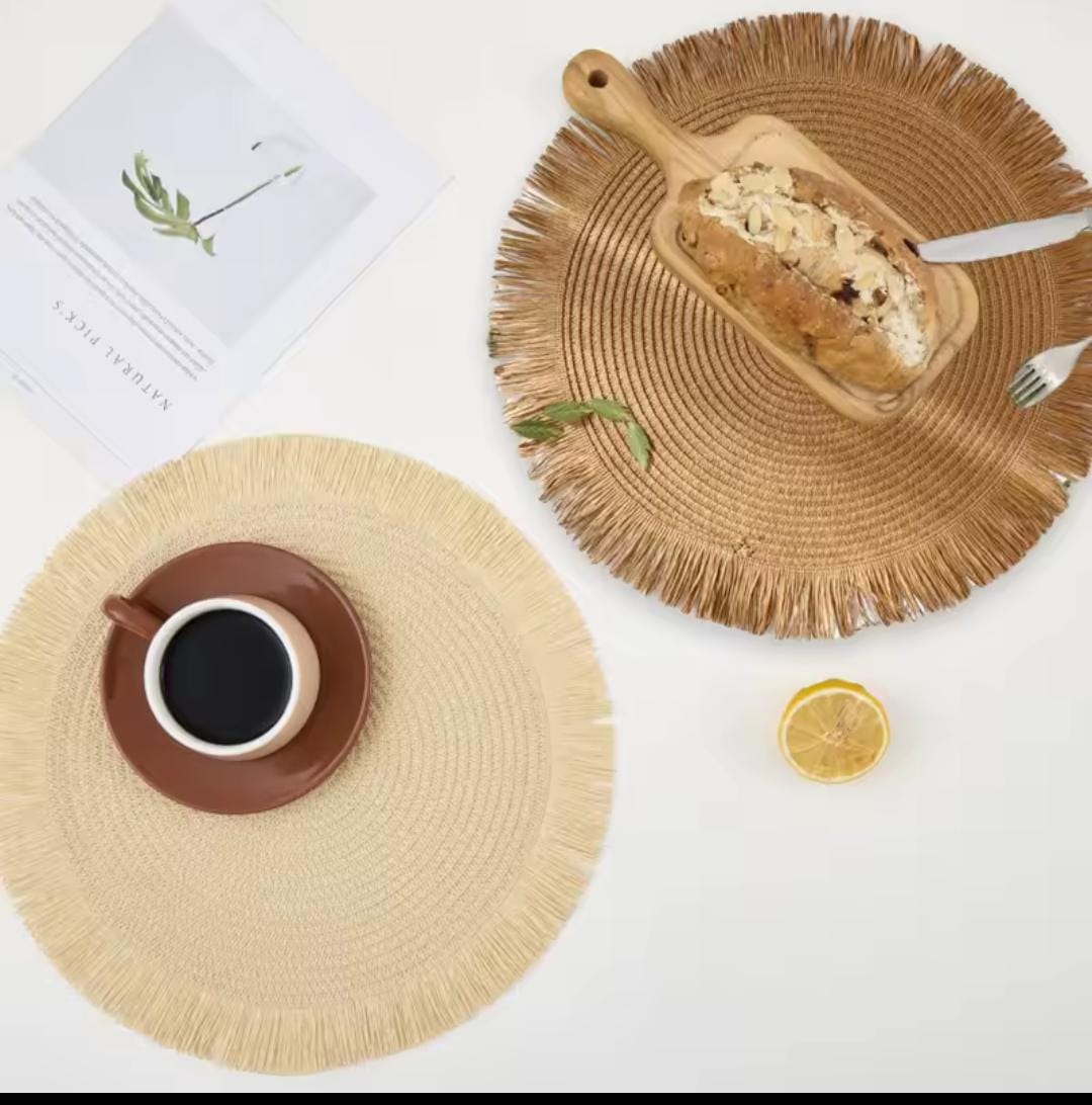 High Quality Woven Round Placemats Durable and Stylish
