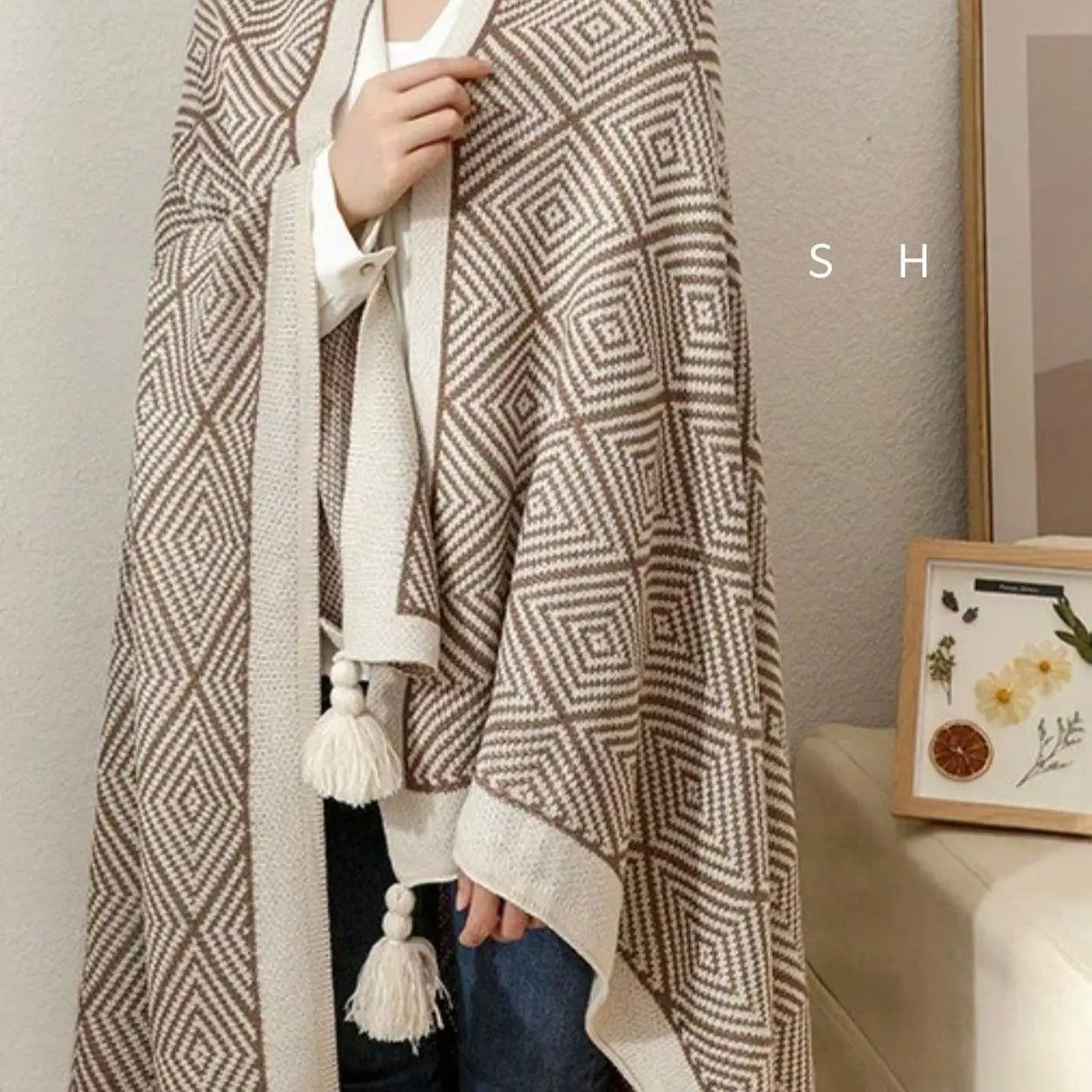 Bohemian Knitted Throw Blanket 150x200 Cozy For Home Decor house holds Blankets