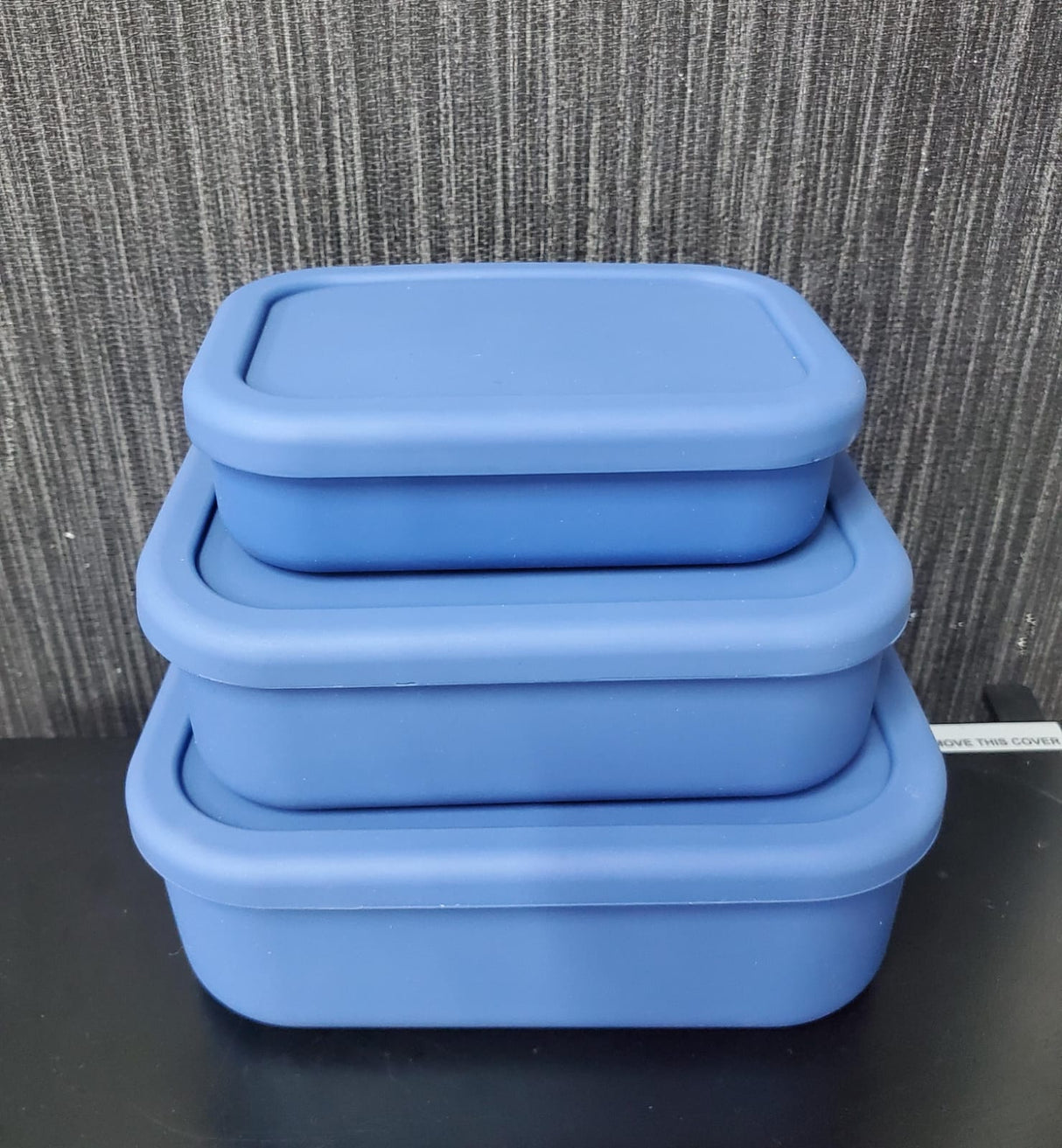 Leak Proof Food Grade Silicone Lunch Box Set 3pcs