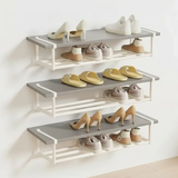 Large Capacity Under Shelf Stainless steel Shoe Rack Shoe Racks