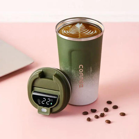 Smart Lid Thermal Coffee Tumbler Kitchenware Tumblers