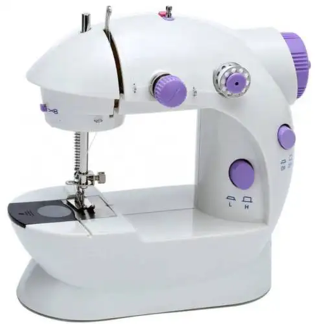 Mini Electric Sewing Machine Double Thread with Two Speed Control + AC/DC Adapter- Furaha Finds Kenya